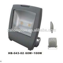 2014 brevet pont lux puces alliage d&#39;aluminium 3 ans de garantie CE ROHS 60w to100w led flood light